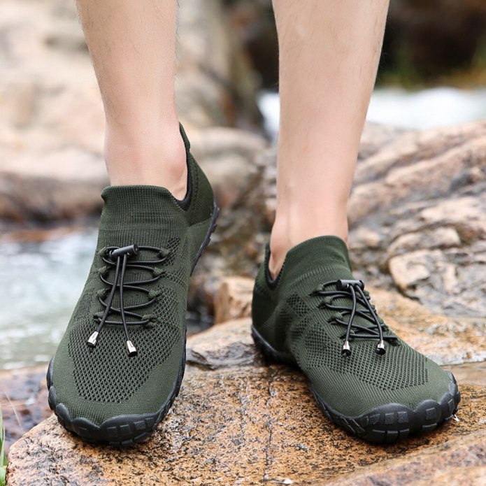 Summer Breathable men Hiking Shoes Suede Mesh Outdoor men Sneakers Climbing Shoes men Sport Shoes quick-Dry Water Shoes