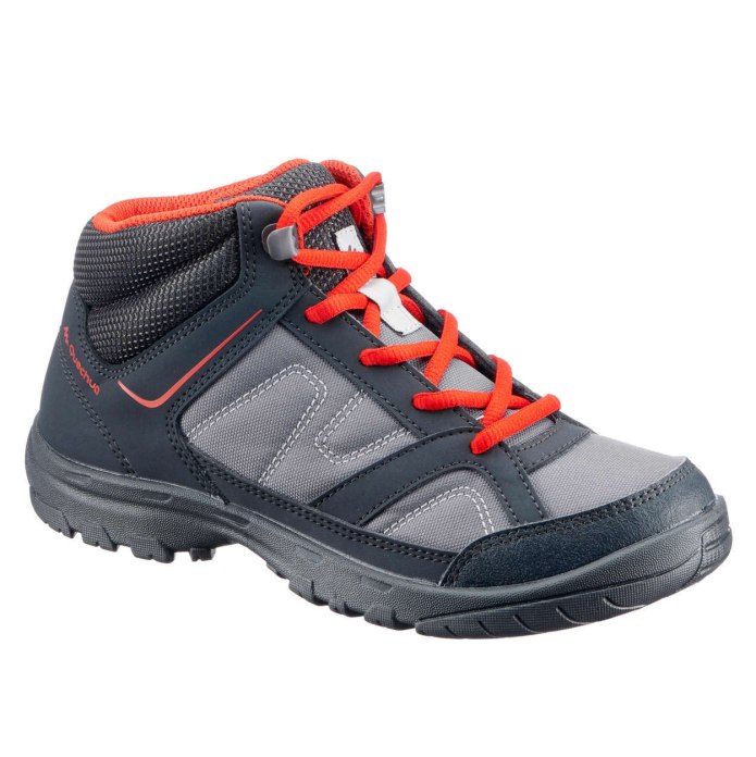 Ботинки детские для горных походов mh100 Mid Quechua