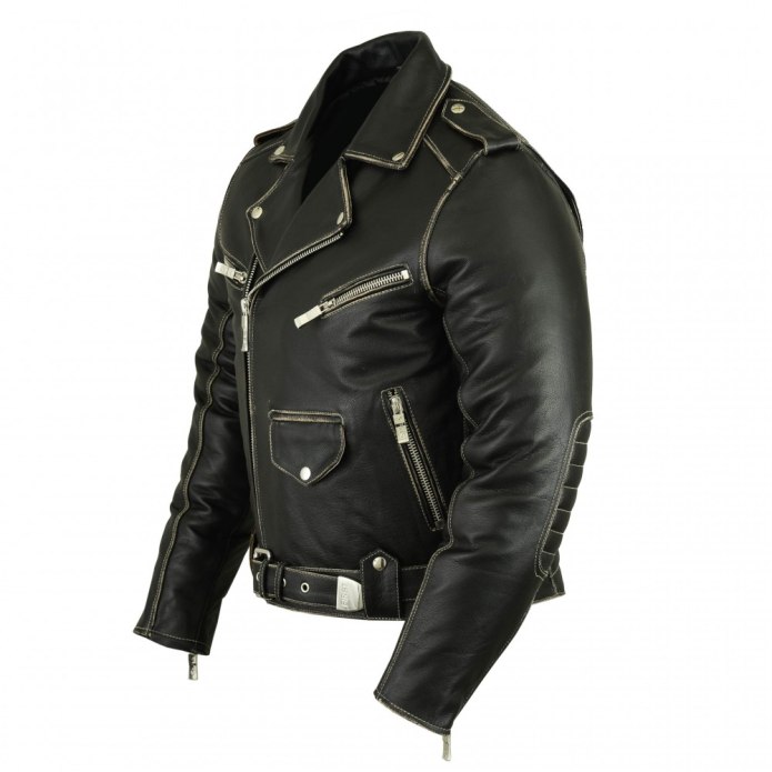 Rock Merch косуха кожаная мужская