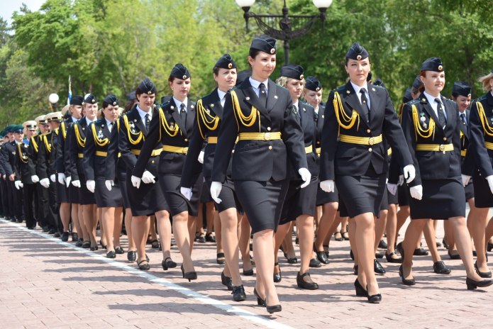 Пограничники на параде