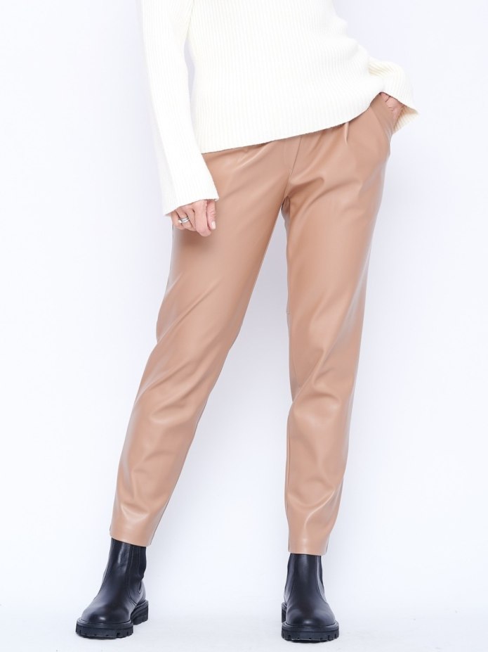 Брюки экокожа