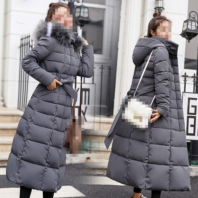 9088 Black пуховик Snow Beauty