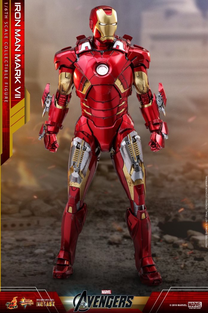 Фигурки hot Toys Marvel Железный человек Марк 6
