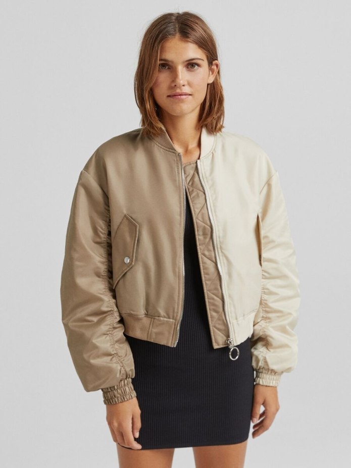 Bershka Reflective Puffer Jacket