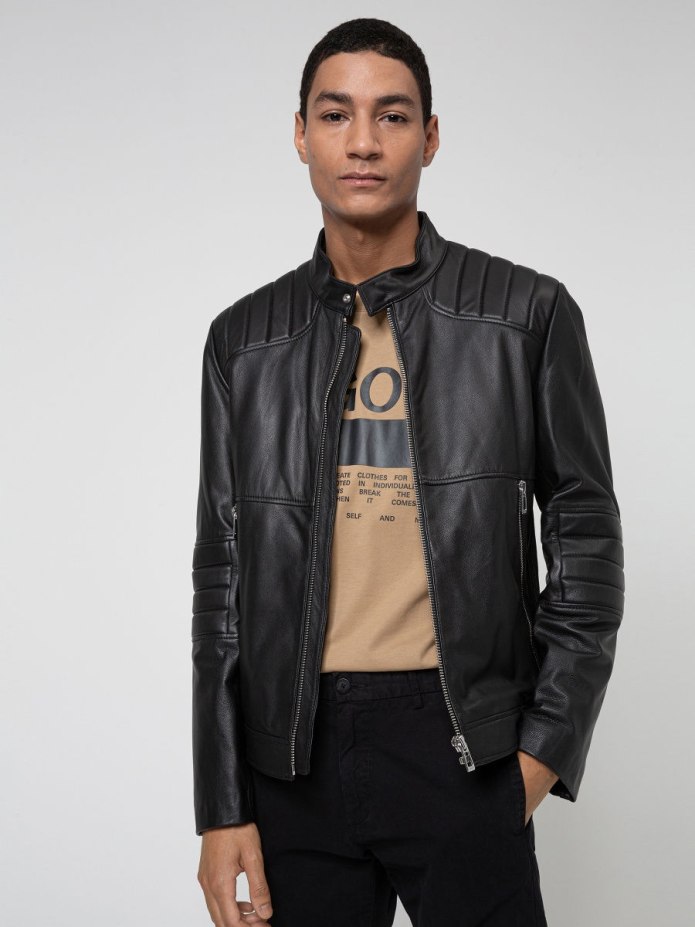 Зеленая косуха Bershka