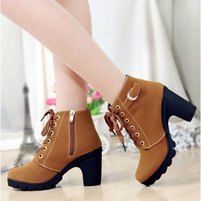 Кожаные ботинки Botas mujer