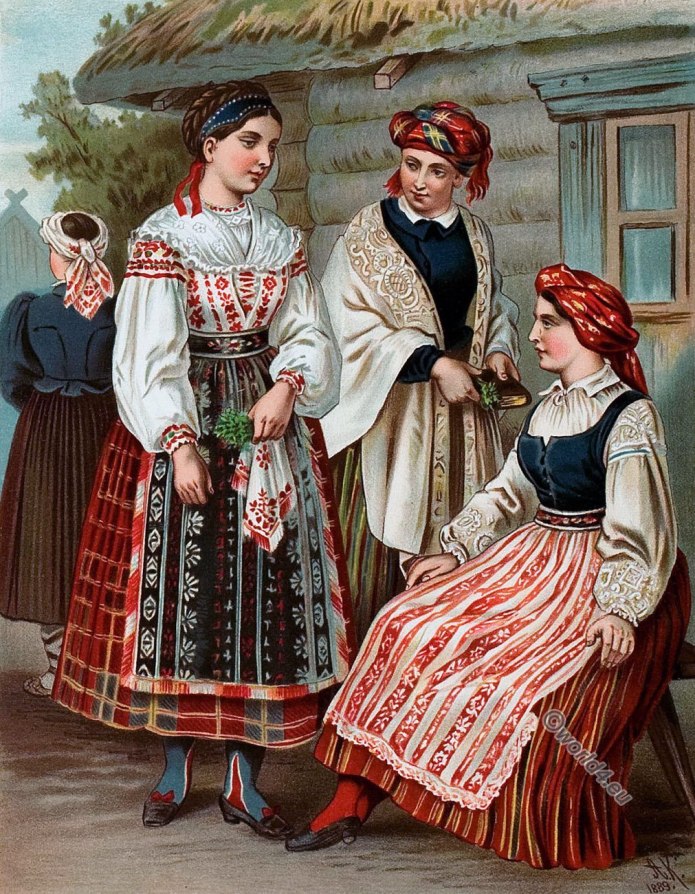 Немецкий национальный костюм 18-19 века