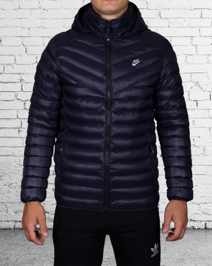 Nike Windrunner пуховик мужской длинный