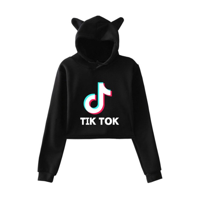 Толстовка tik Tok для девочек
