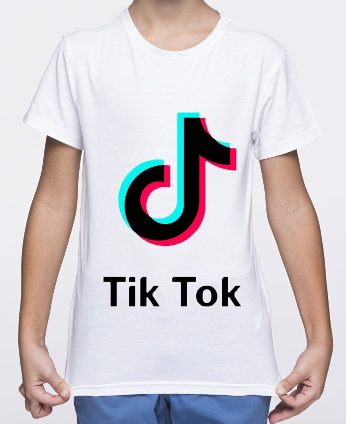 Футболка тик ток белая