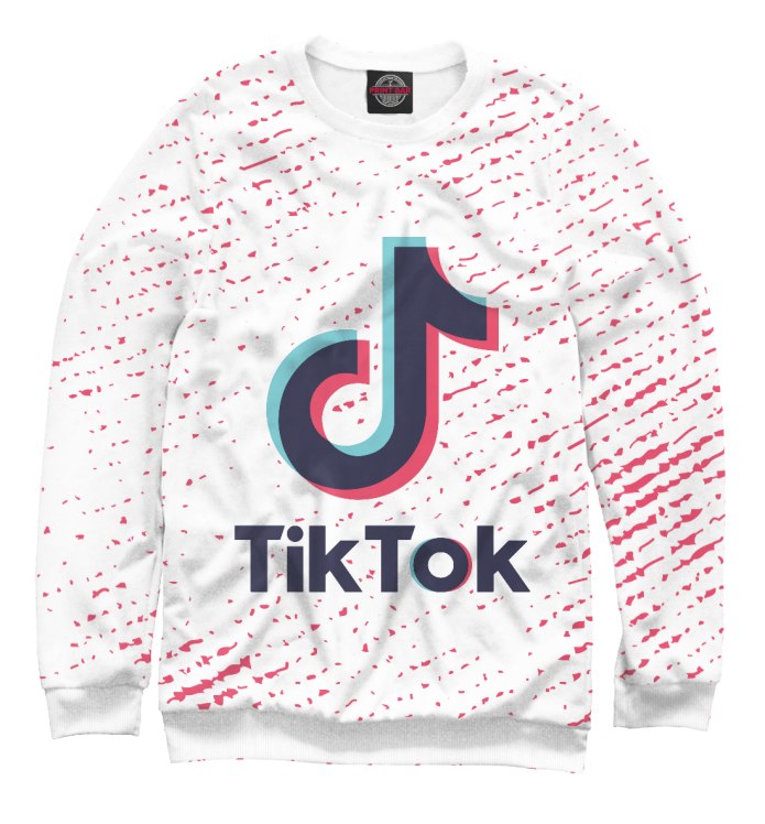 Толстовки с принтом tik Tok-