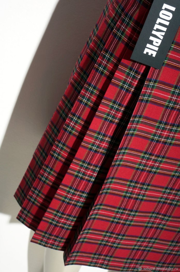 Юбка килт Burberry шерсть