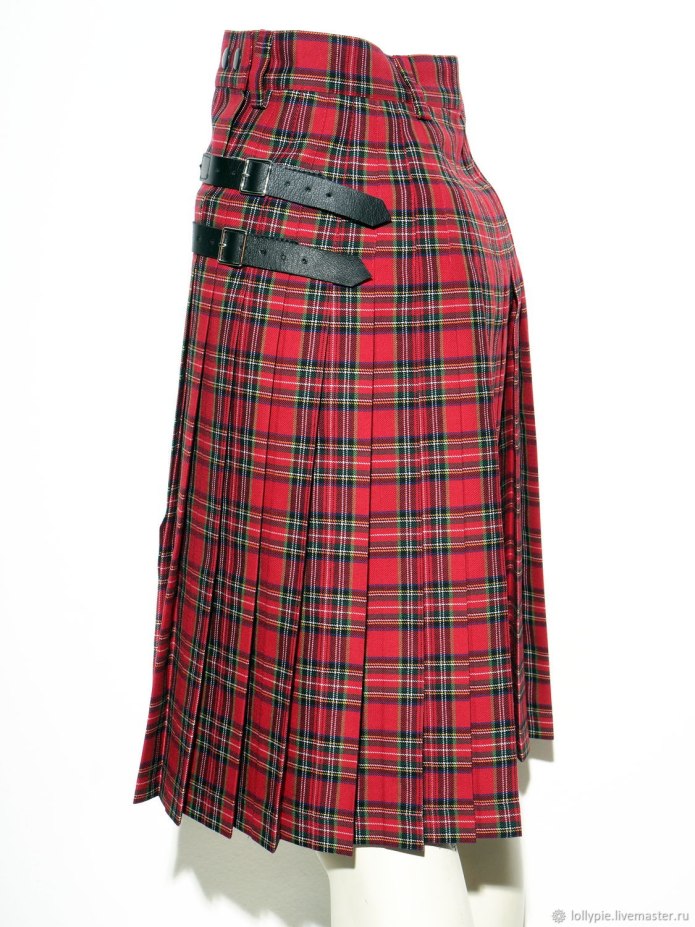 Юбка килт Burberry шерсть