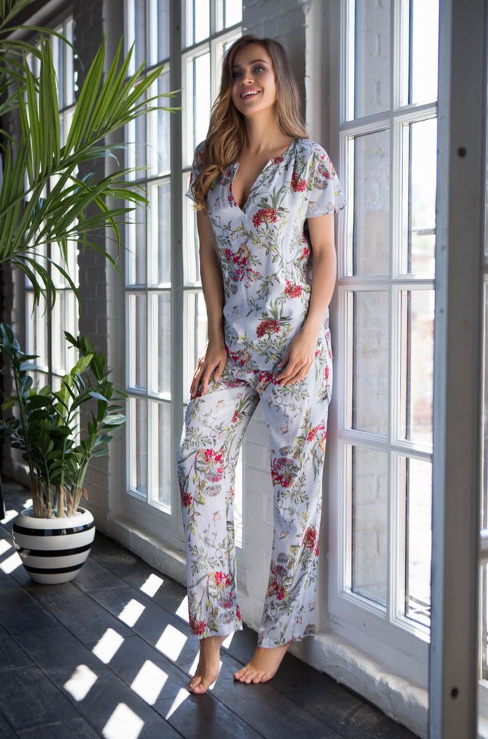 Aruelle Grace Grey пижама женская с шортами