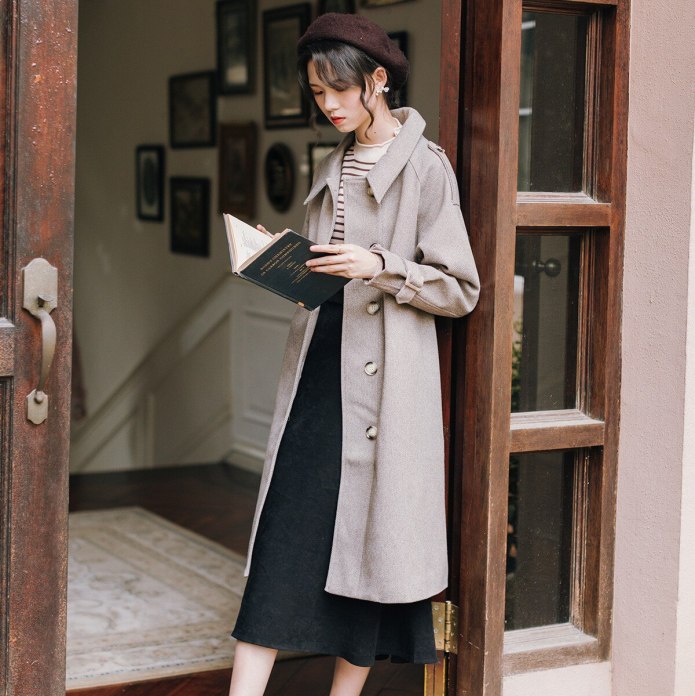 Мужское пальто woolen Coat