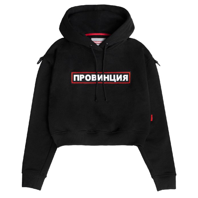 Худи кроп провинция