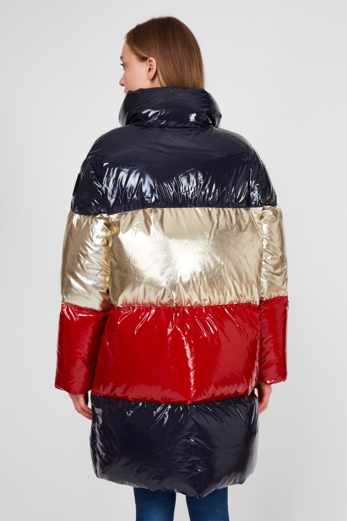 Пуховик Tommy Hilfiger двусторонний красная