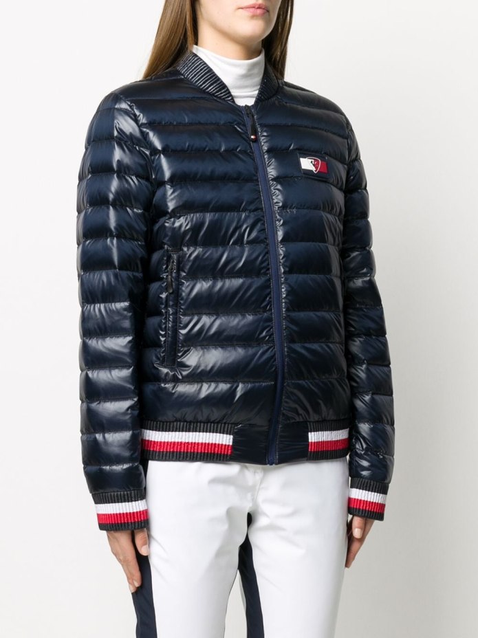 Пуховик Tommy Hilfiger серебристый
