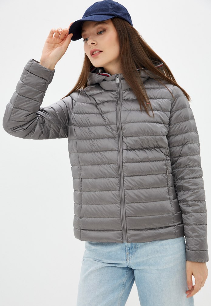 Глянцевый пуховик Tommy Hilfiger