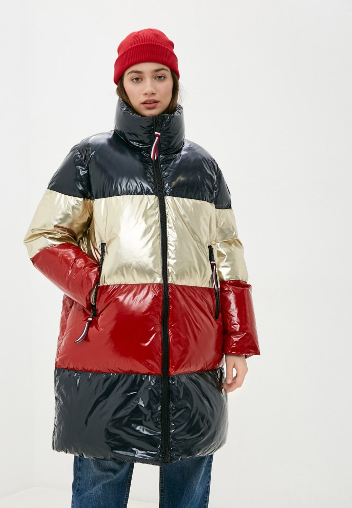 Tommy Hilfiger пуховики колор блок