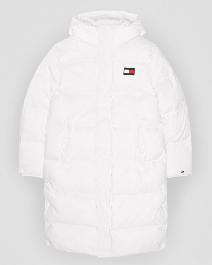 Tommy Hilfiger пуховик женский красный