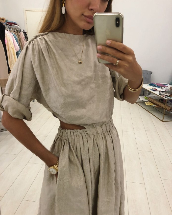 Платье Celine с завязками