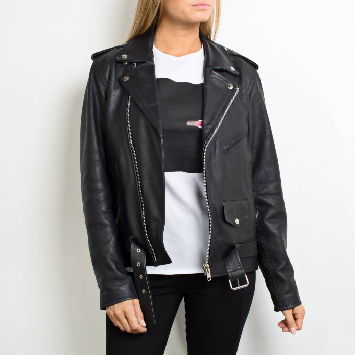 Женская кожанка h&m