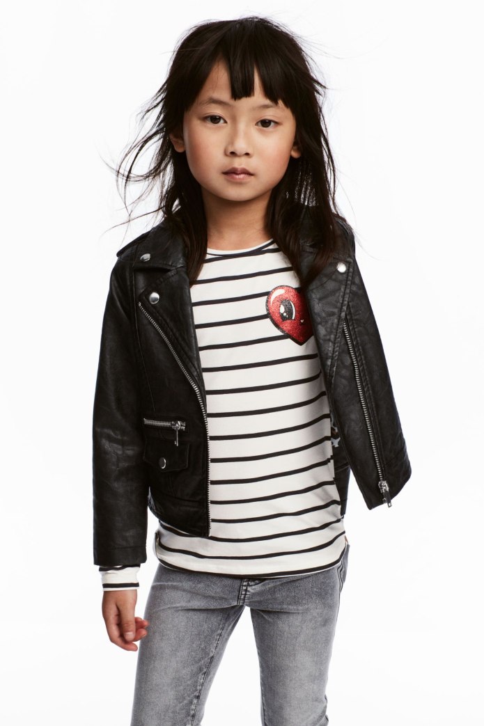 Замшевая косуха h&m