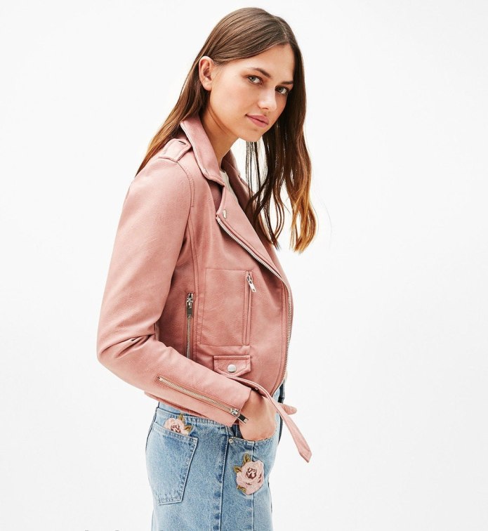 Кожаная куртка косуха женская Bershka