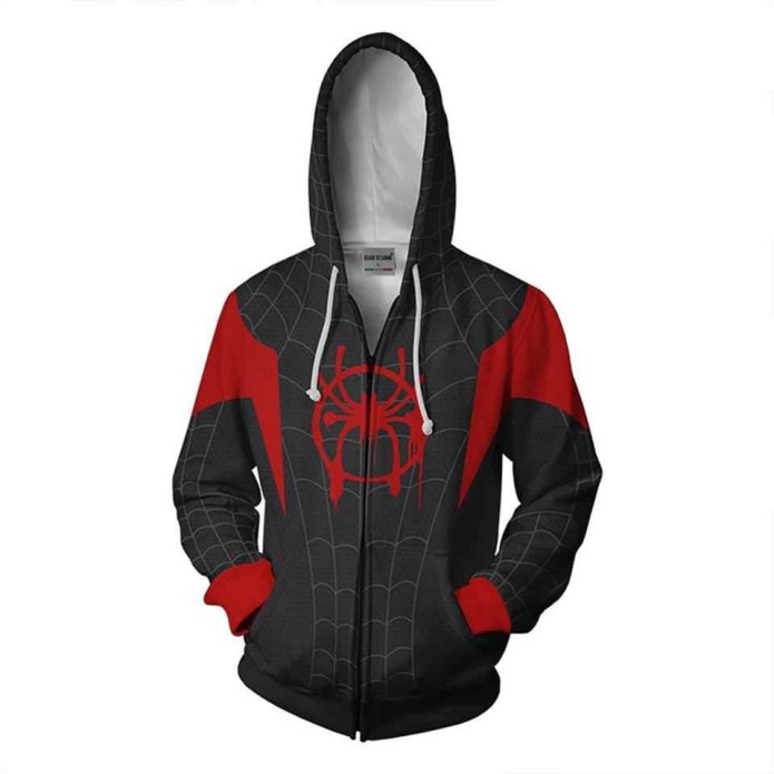 Толстовка худи Spider-man Майлз Моралес
