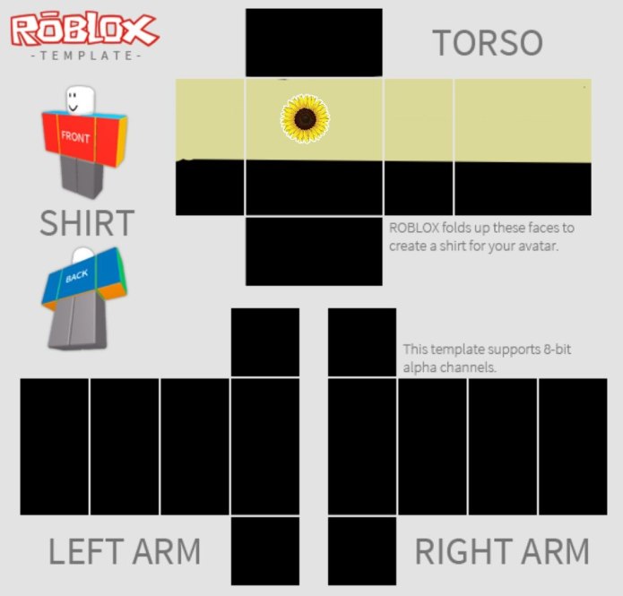 РОБЛОКС Shirt Template