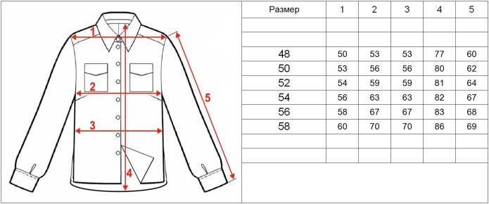 152 Рост ворот рубашки