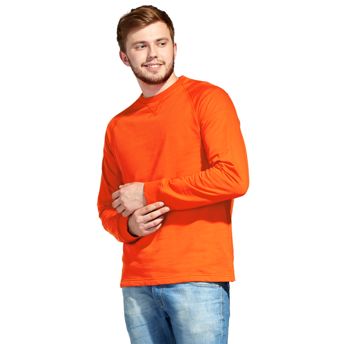 Белый свитшот мужской