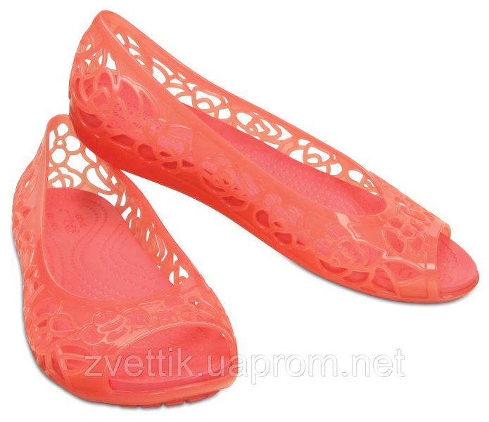 Crocs Isabella Jelly Flat - женские балетки