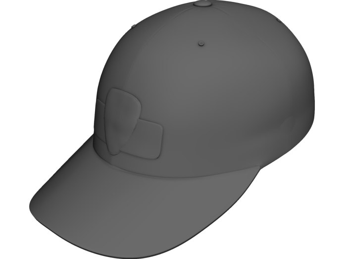 Кепка-бандитка 3d model