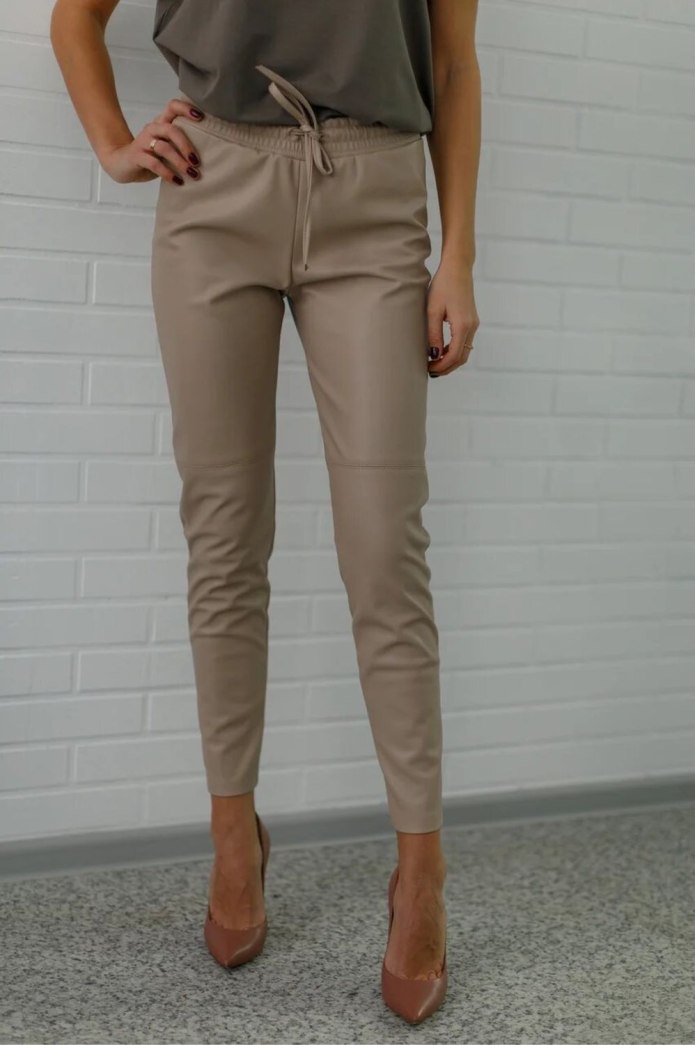 La Redoute кожаные брюки