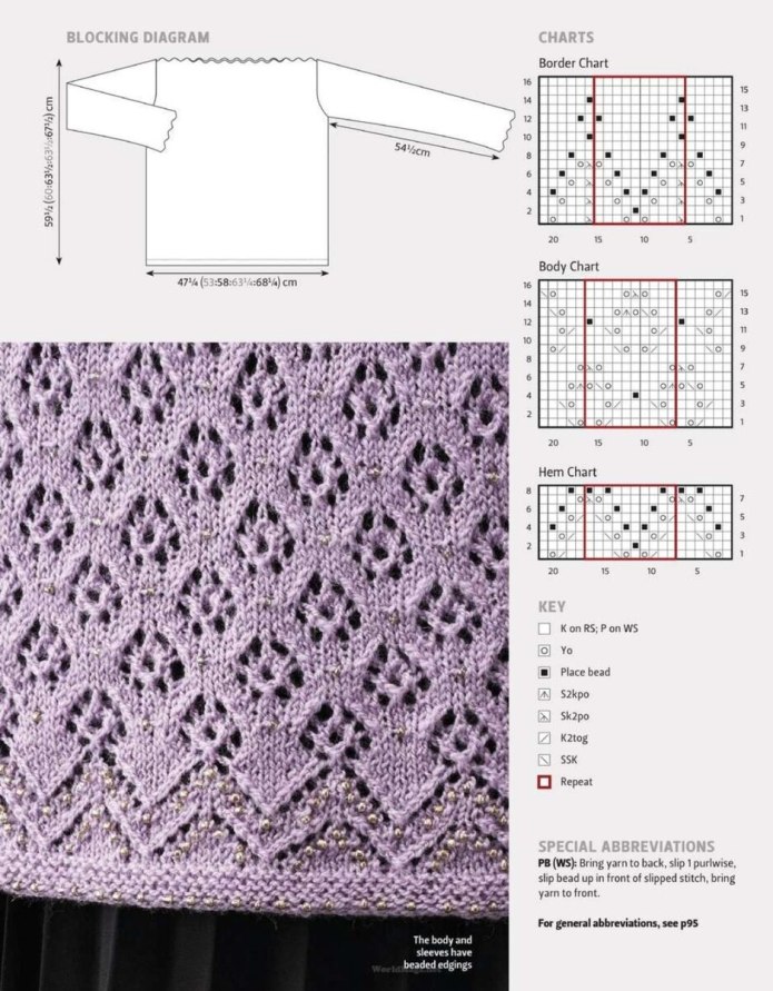 Ажурная вязка спицами схемы и описание кофты летнее время