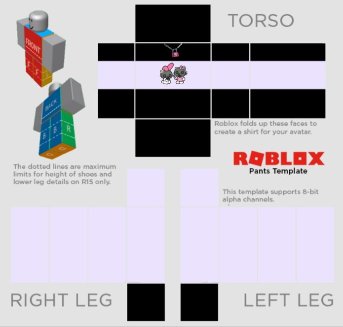 Одежда в РОБЛОКС Shirt Template
