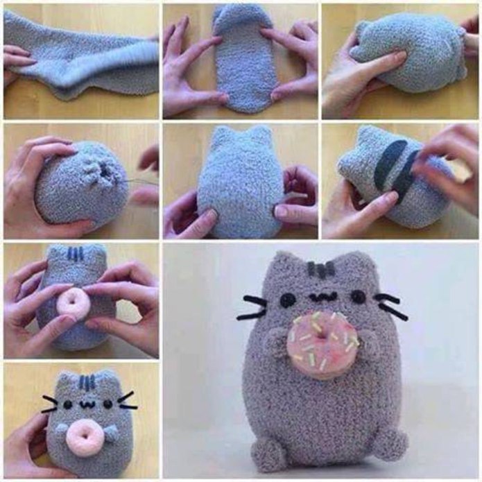 Игрушка из носка и крупы