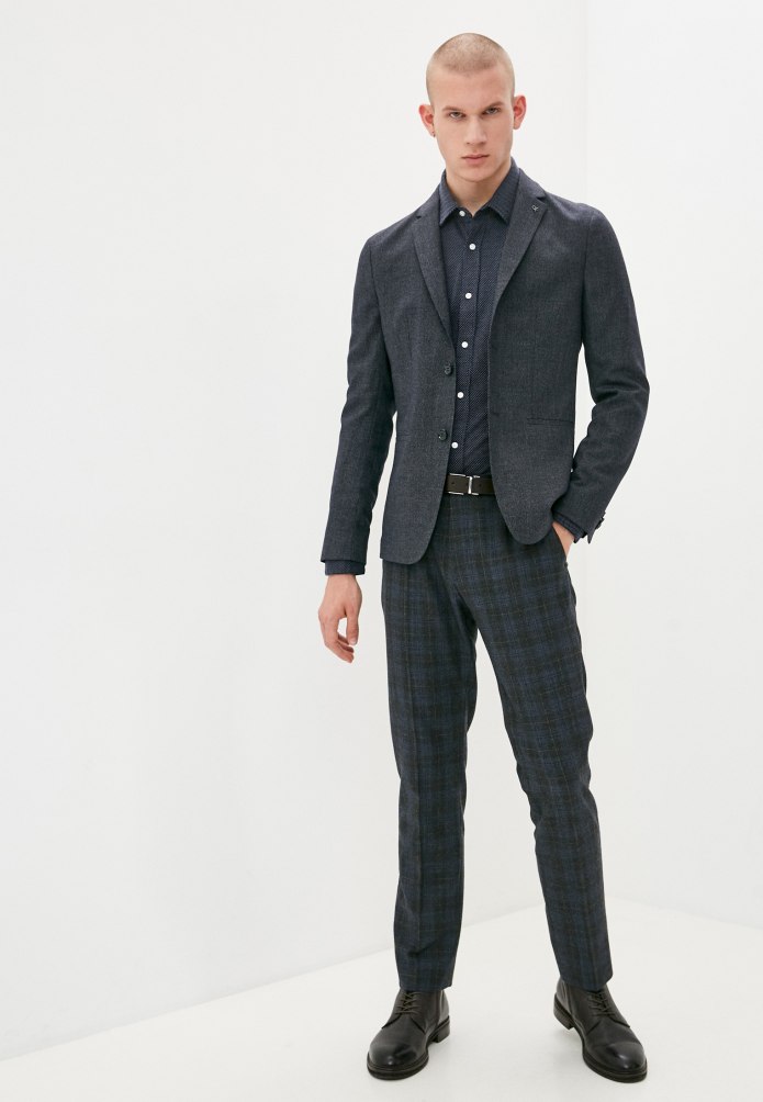 Серый пиджак Calvin Klein Slim Fit line