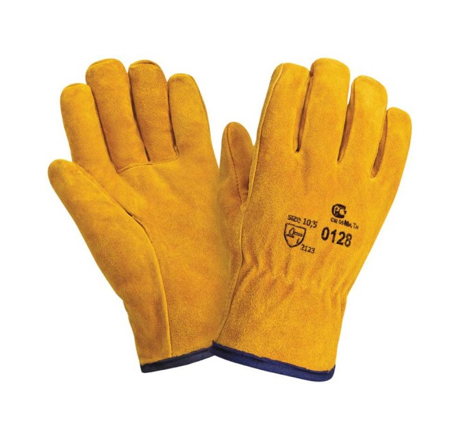 Краги спилковые 2hands т10