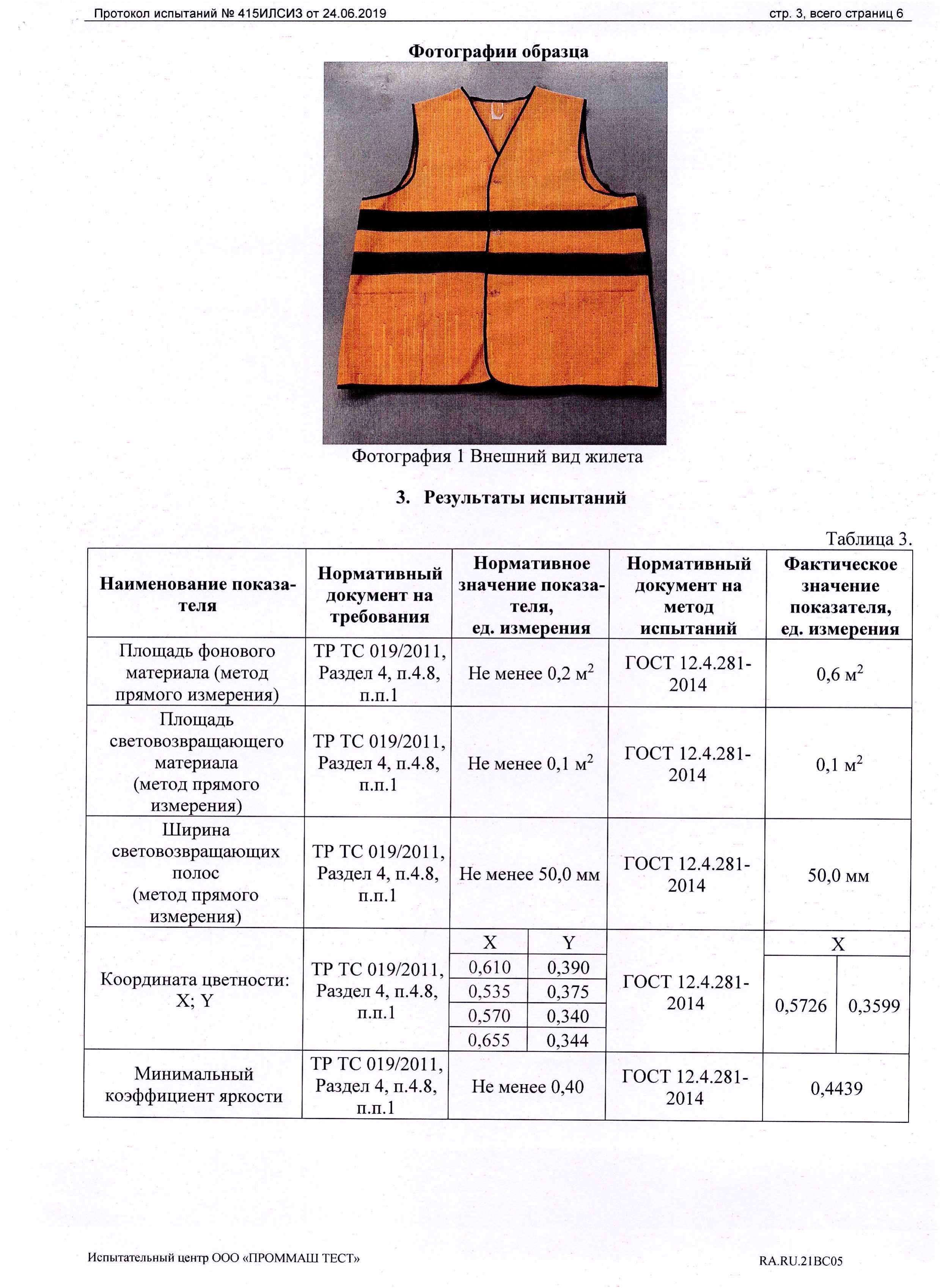 Купить Размеры Жилета