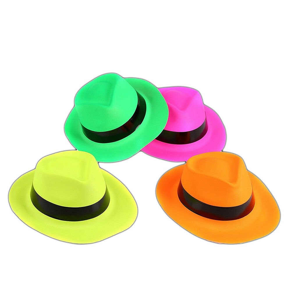 Шляпа пластиковая. Яркие шляпы. Шляпа на вечеринку. Шляпка для праздника.