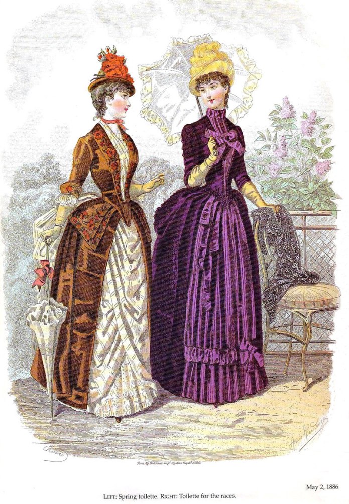Женская одежда в 19 веке