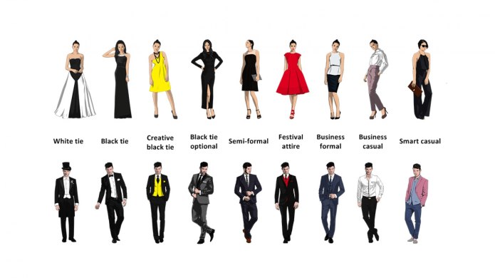 Black Tie Creative дресс код для женщин