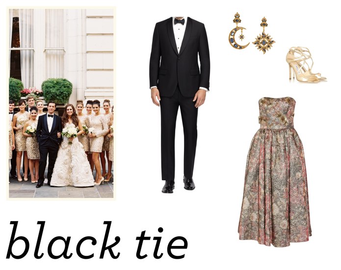 Black Tie invited дресс код для женщин