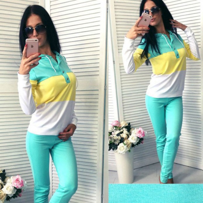 Спортивный костюм Sportswear Tracksuits 2 piece Sets