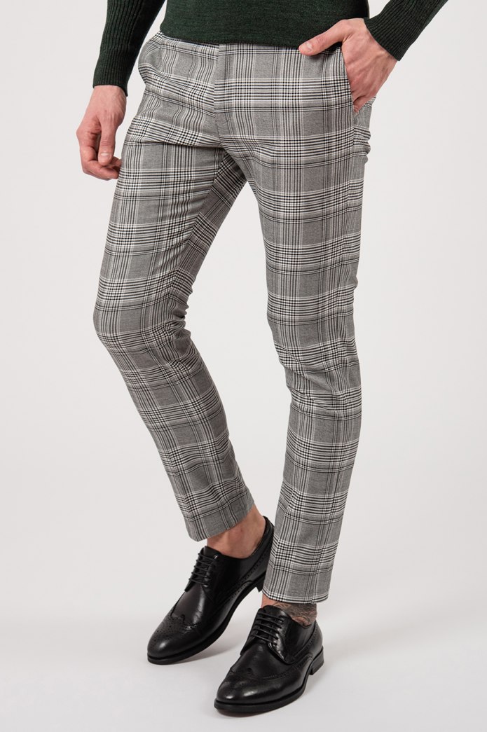 Брюки massimo Dutti клетчатые зауженные