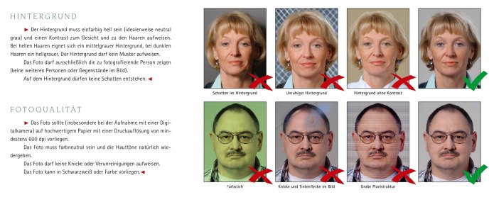 ICAO фото на визу