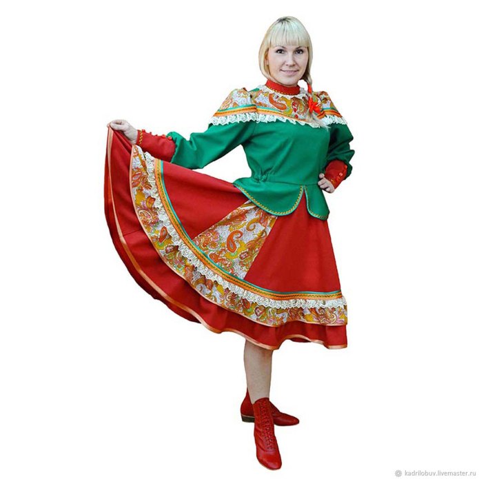 Казачий костюм женский
